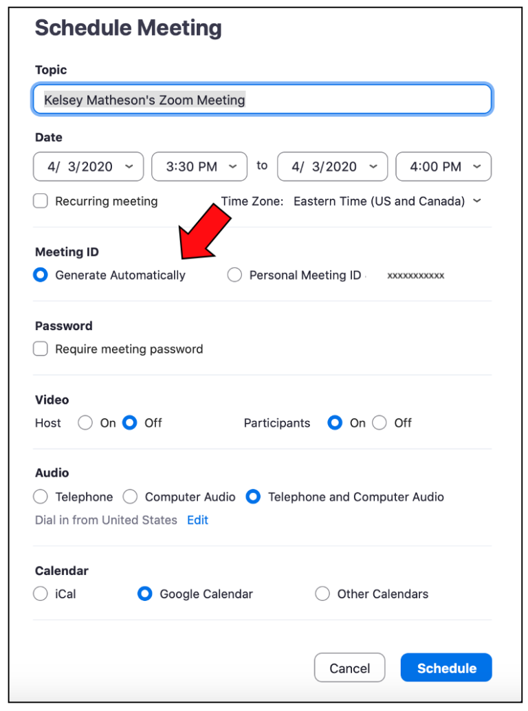 zoom personal meeting id security